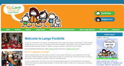 Desktop Screenshot of langofoothills.com